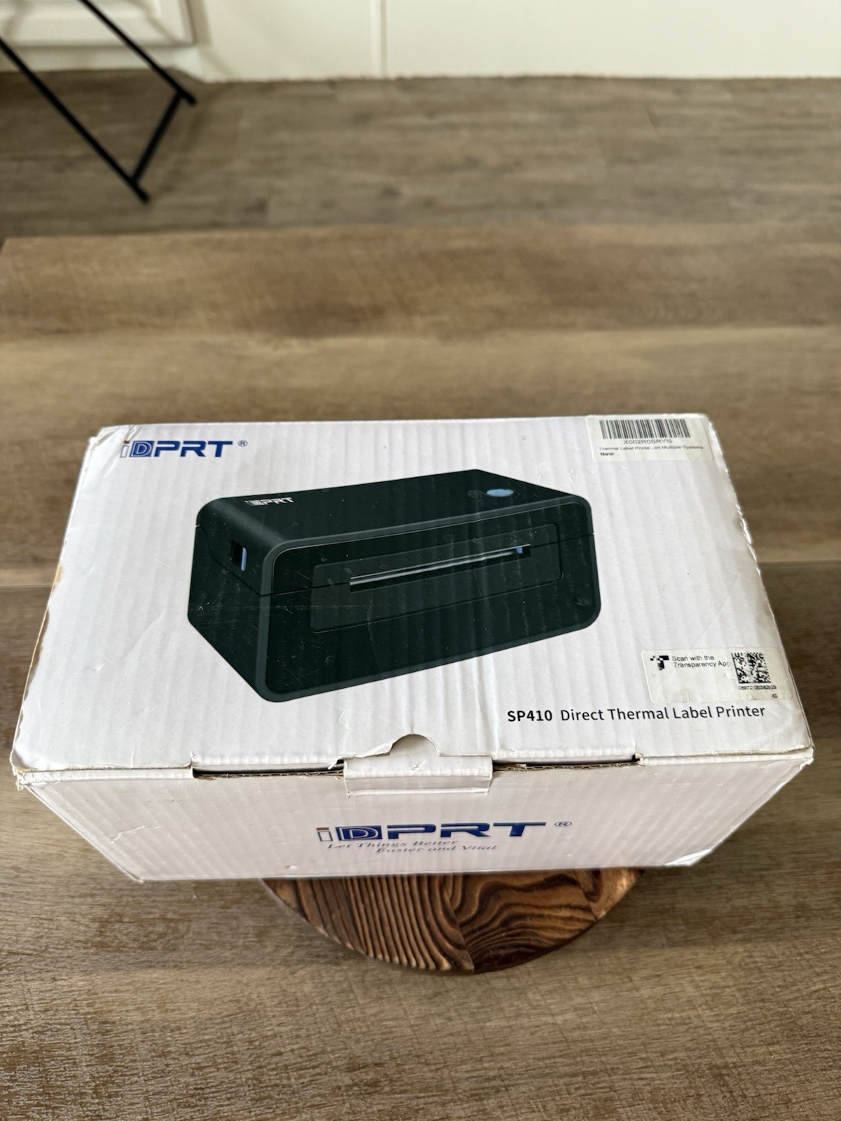 New in Open Box IDPRT Direct Thermal Shipping Label Printer 4x6" Labels SP410