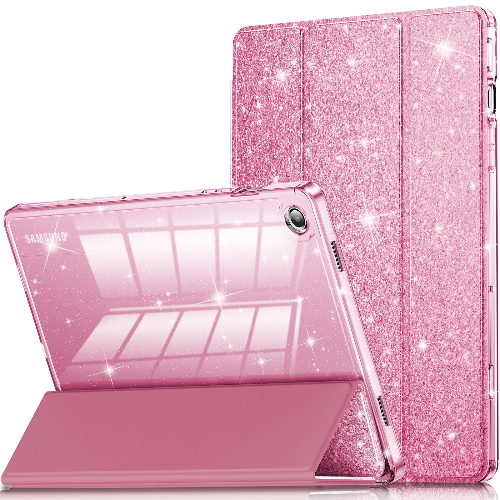 Funda para Samsung Galaxy Tab A9+ PLUS 11-Pulgadas 2023 Carcasa Protector [Rosa]