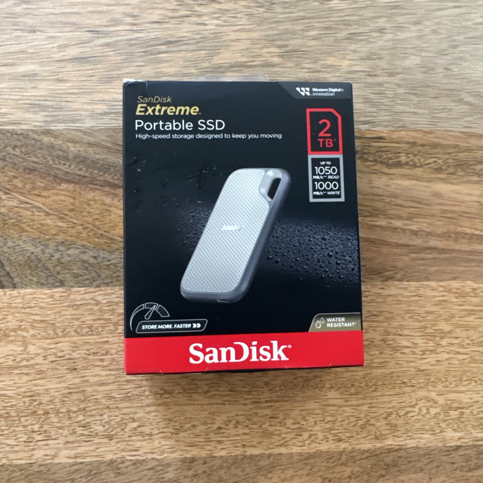 SANDISK EXTREME PORTABLE SSD 2TB (SDSSDE51-2T00-AW25) BRAND NEW 