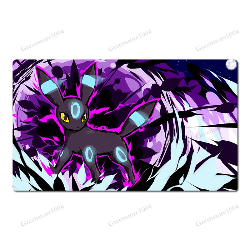 Shiny Umbreon Board Game Pokemon Table Playmat TCG CCG Mat Gaming Pad Mousepad