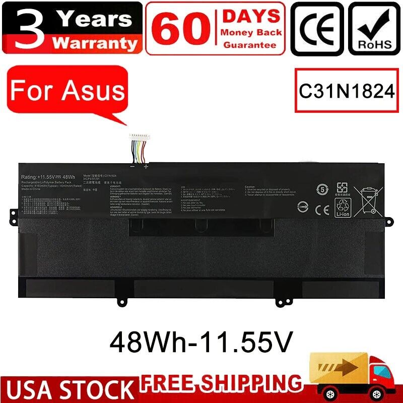 C31N1824 Battery For Asus Chromebook Flip C434 C434T C434TA-AI0041 C434TA-AI0045