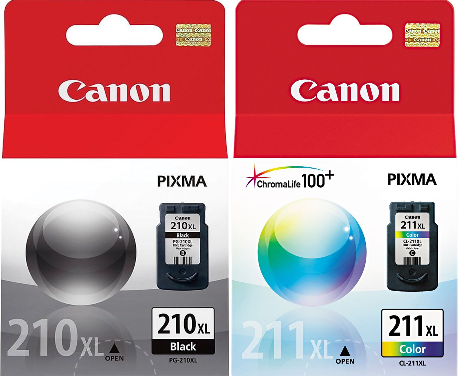 New Genuine Canon PG-210XL CL-211XL Ink Cartridges OP PIXMA iP2700 iP2702 -2PK