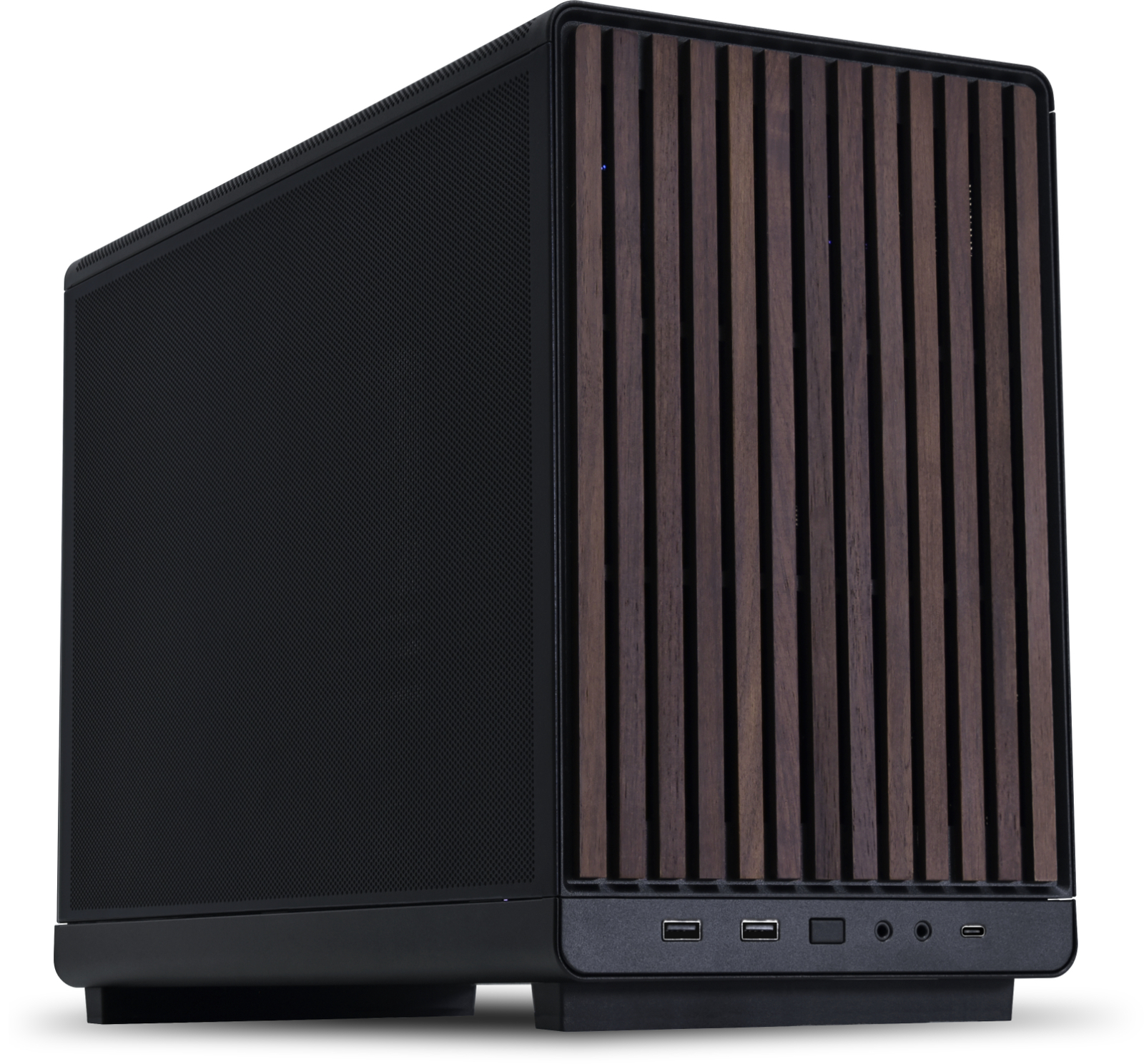 Lian Li A3-MATX-WD BLACK-Wood Front panel Micro Form Factor Chassis Black A3X-WD