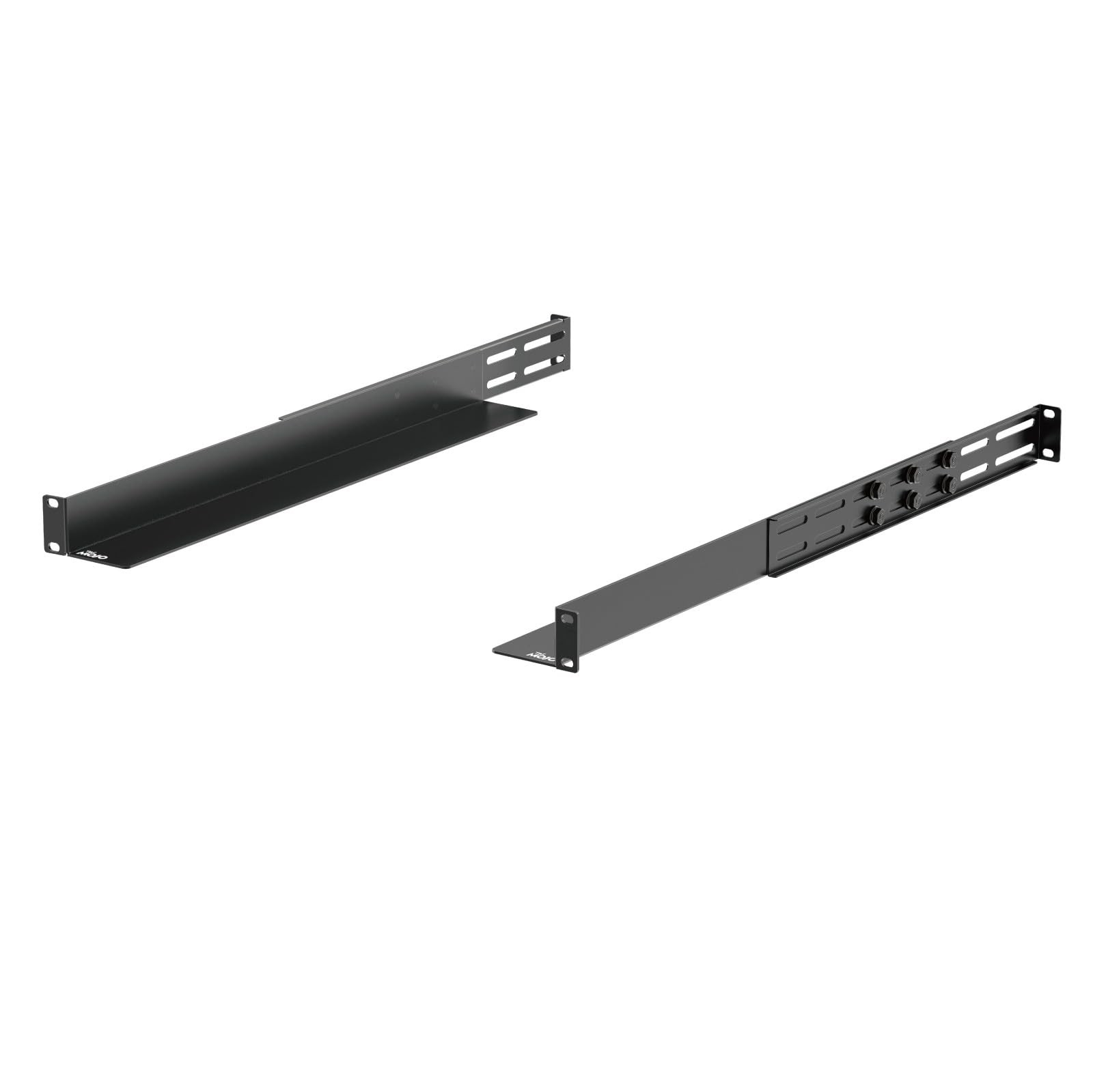 Tecmojo 1U Universal Rack Mount Rails,4Post Server Rack Shelf Rail with 20.9"...