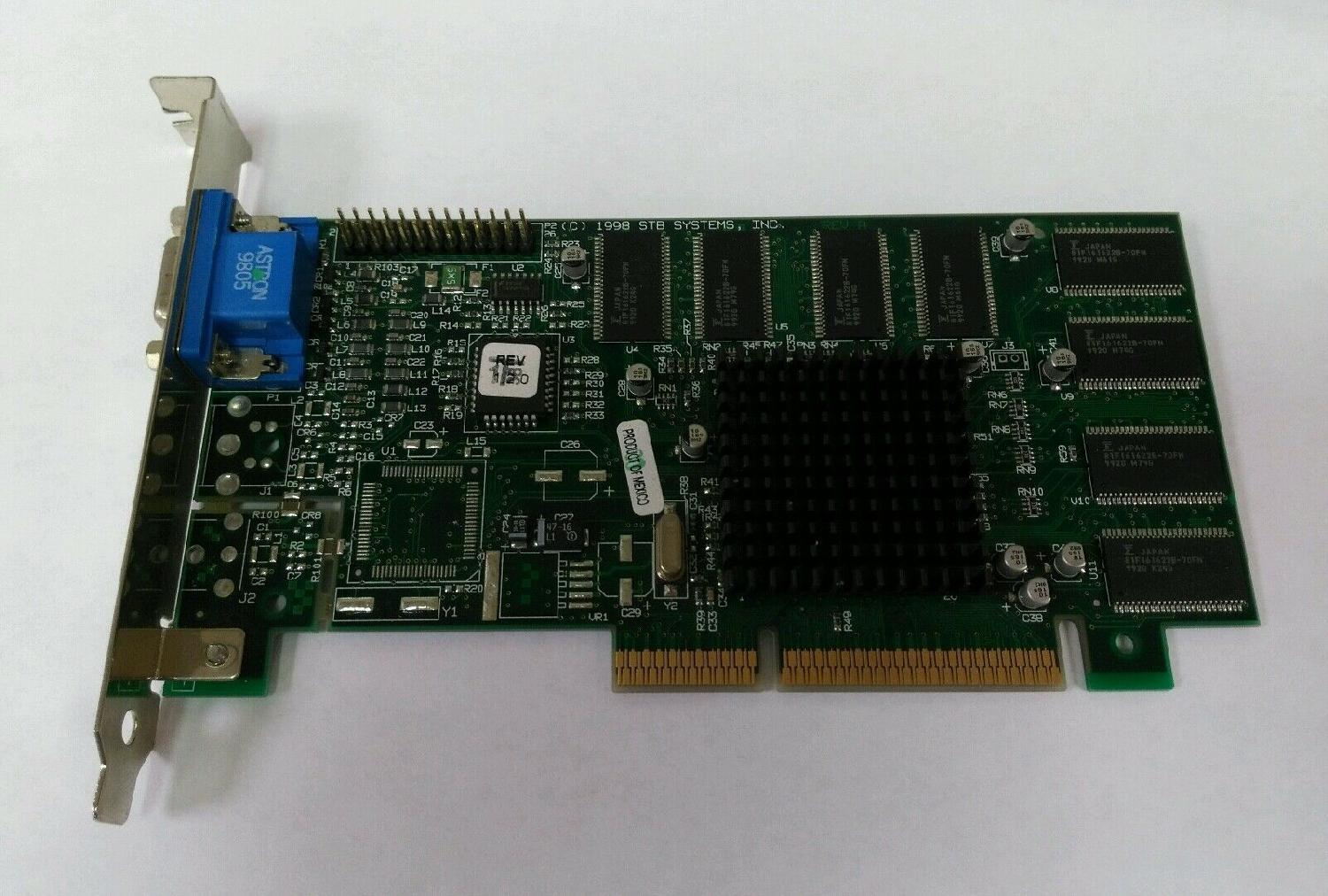 210-0348-001 STB SYSTEMS INC 16MB AGP CARD VIDEO WITH VGA OUTPUT