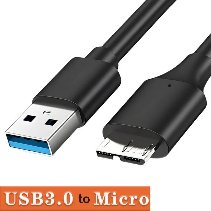 USB 3.0 Cable Cord For Seagate Backup Plus Slim Portable External Hard 30 CM
