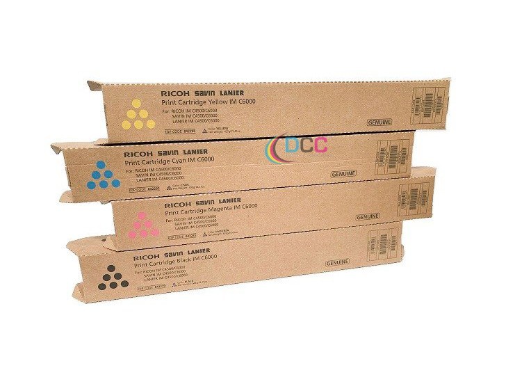 Genuine Ricoh IM C6000 CMYK Toners Set 842279 / 842280/ 842281 / 842282 OEM