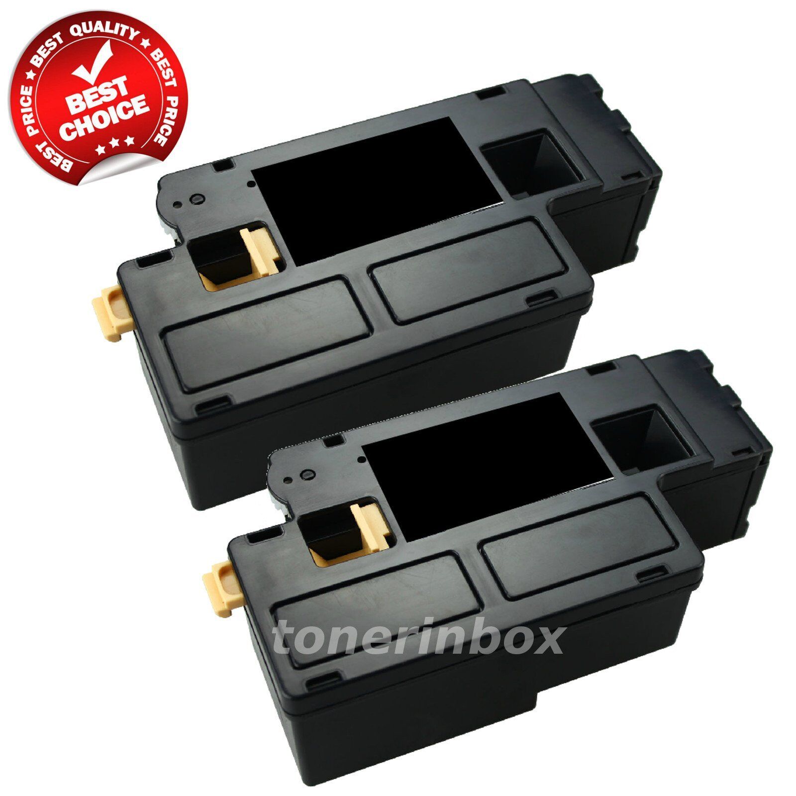 2pk DPV4T Black Toner Cartridge for Dell Color Laser E525W Printer