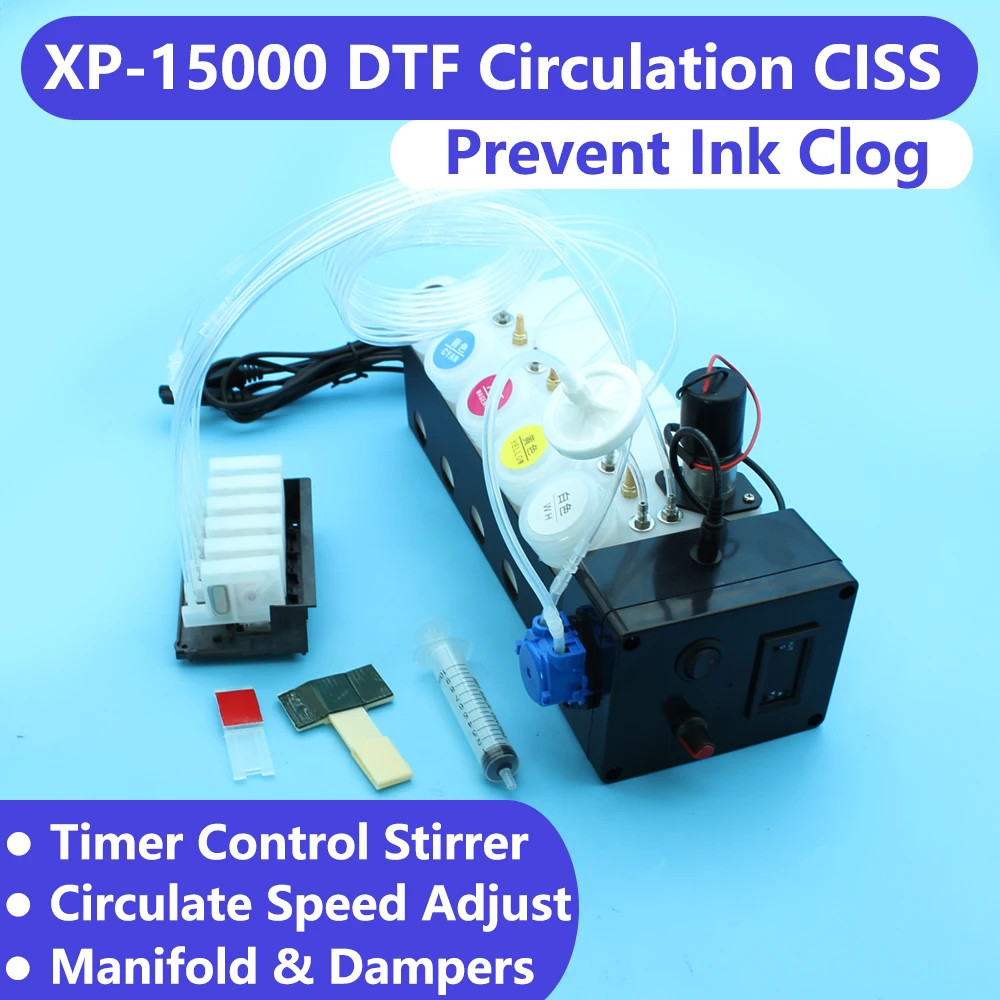 DTF CISS compatibleXP-15000 Continuous Ink Supply System White Tank With Stirrer