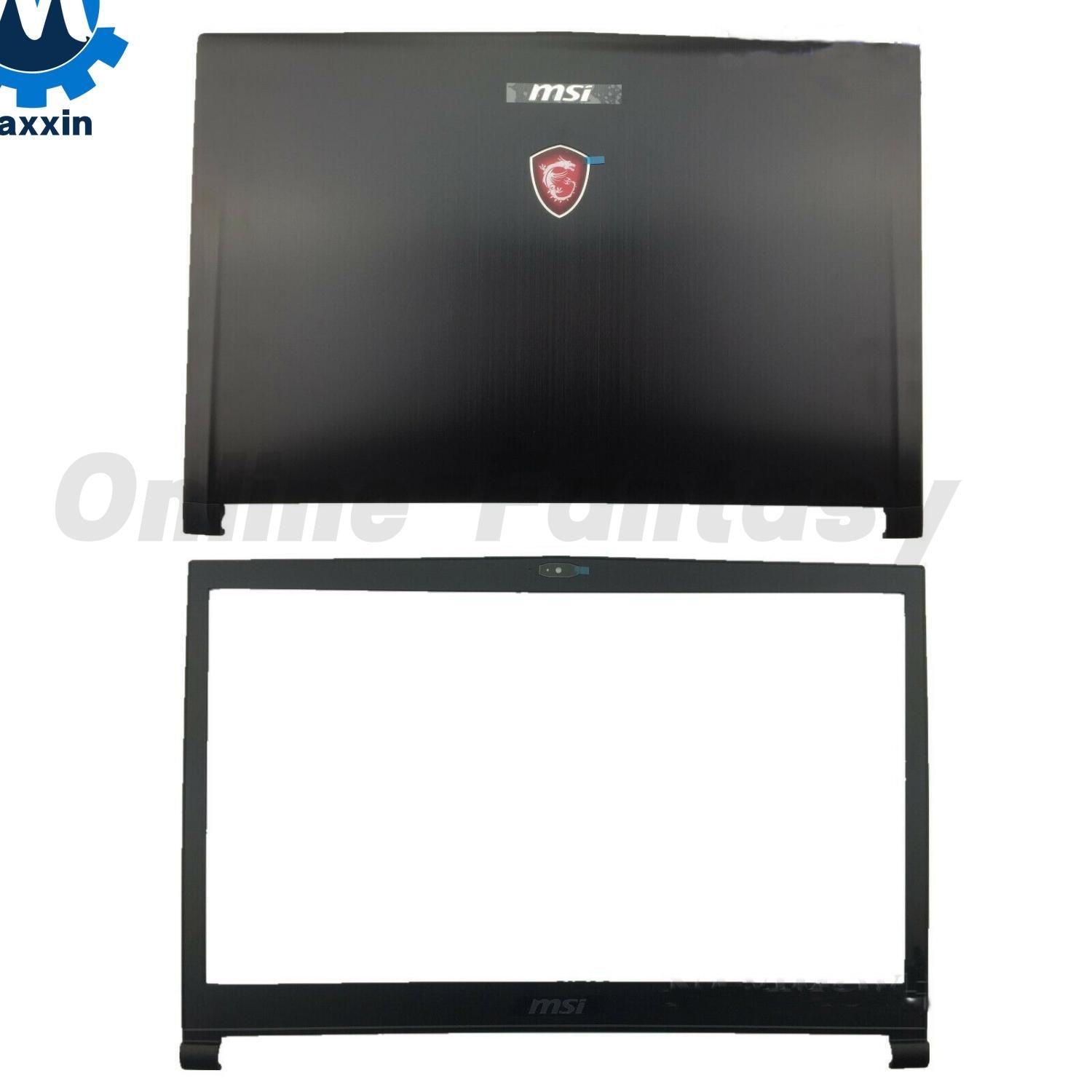 New For MSI GS73 GS73VR MS-17B1 LCD Back Cover Rear Lid Bezel Black