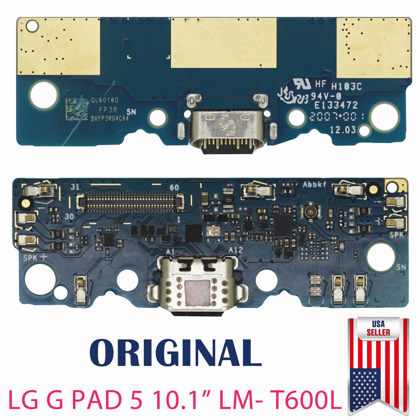 Type-C USB Charger Charging Port Board Dock Connector For LG G Pad 5 T600L 10.1"