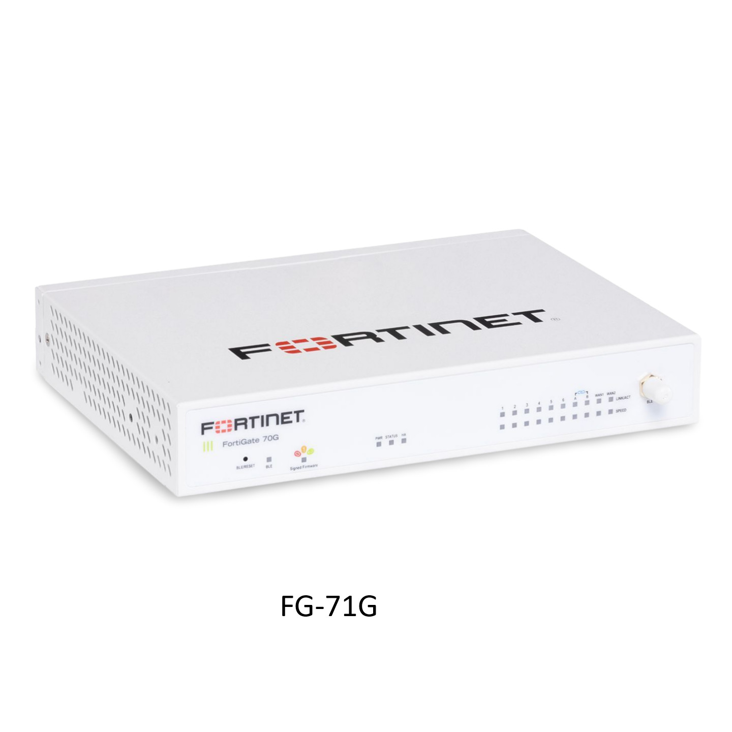 Fortinet Firewall FortiGate-71G 10 x GE RJ45 7 x Internal ports 2 x WAN 1 x DMZ