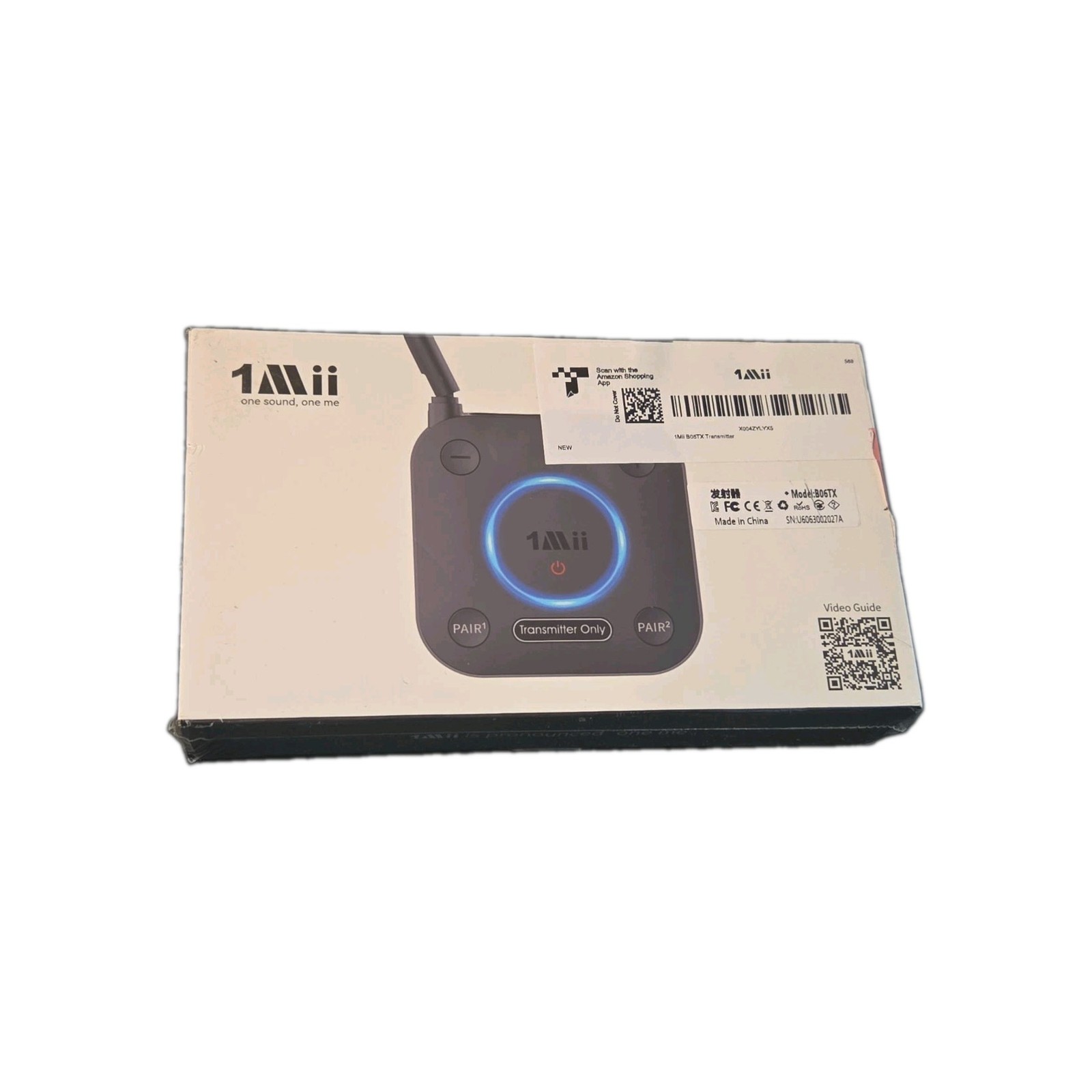 1Mii B06TX Bluetooth 5.2 TV Transmitter aptX LL Optical AUX RCA NEW