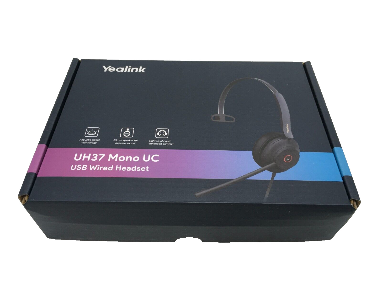 NEW   Yealink UH37-MONO-UC Yealink USB Wired Headset Part Number 1308108