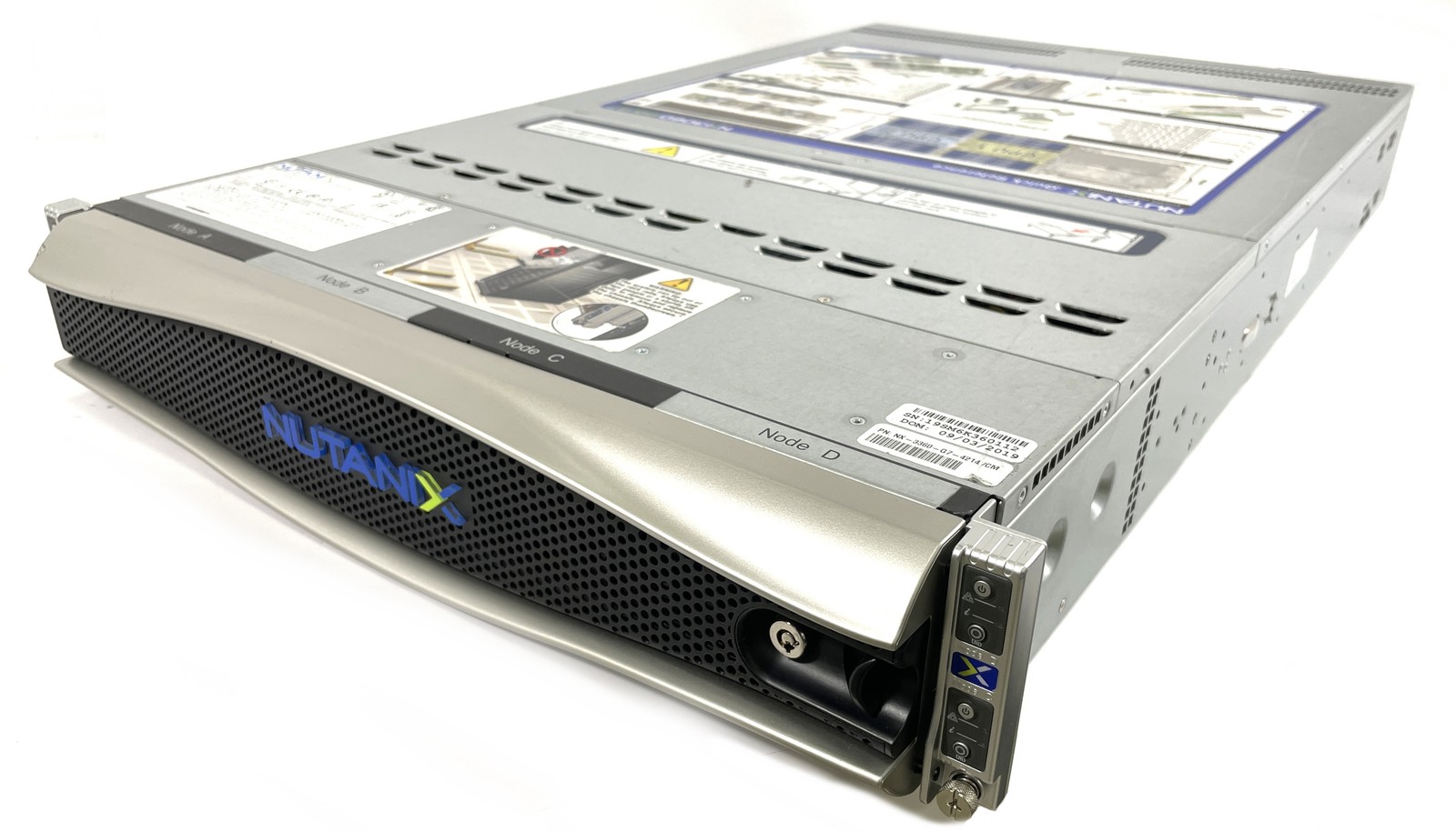 Nutanix NXS2U4NS24G600 24-Bay Quad-Node Server Chassis NX-3360-G7-4214-CM