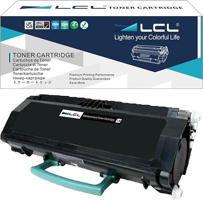 LCL Compatible Toner Cartridge for Lexmark E260A21A (1-Pack Black)