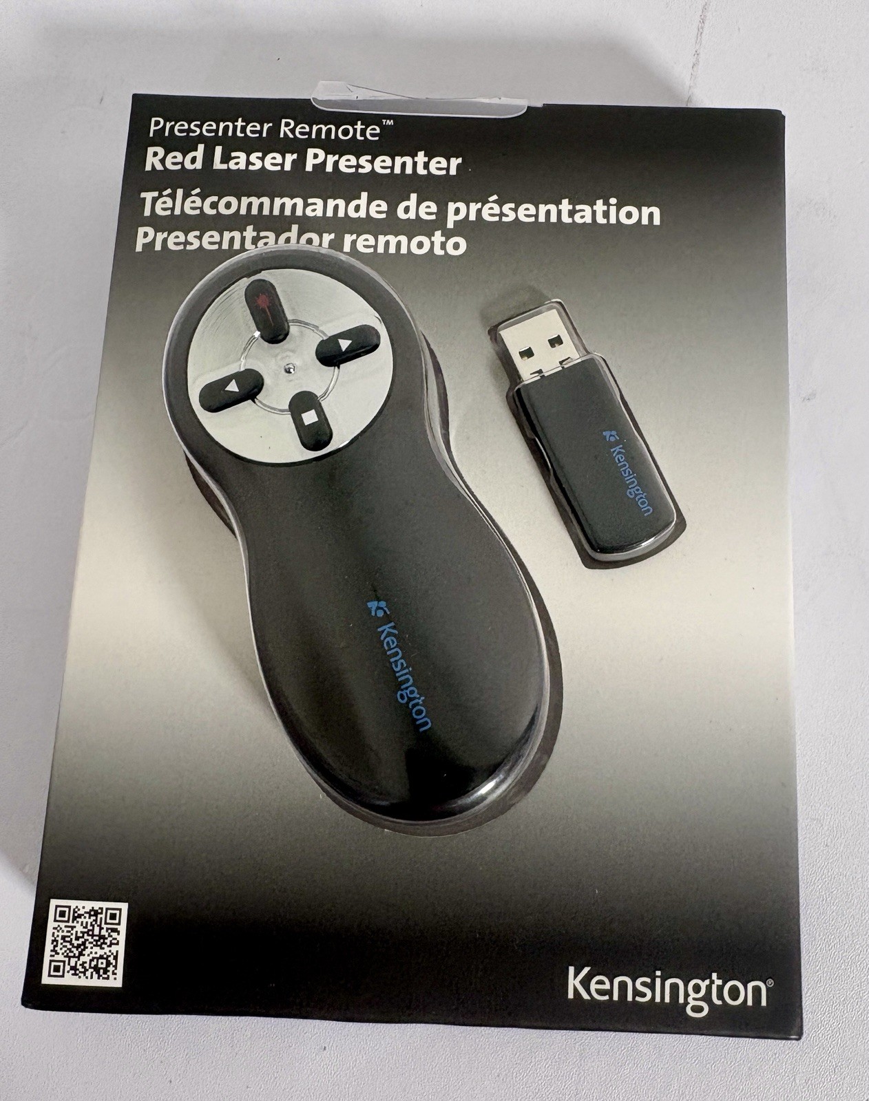 Kensington Wireless Presenter Remote Red Laser Pointer - NEW SEALED K33374
