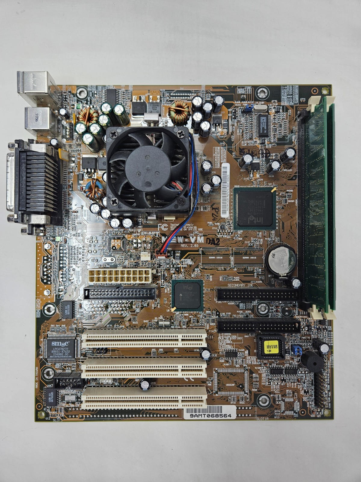 ASUS MEW-VM Motherboard w/ Intel Celeron 500MHz, 96MB Memory