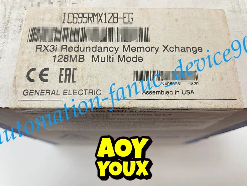 IC695RMX128 GE RX3i Redundant Memory Xchange Module for High Availability NEW