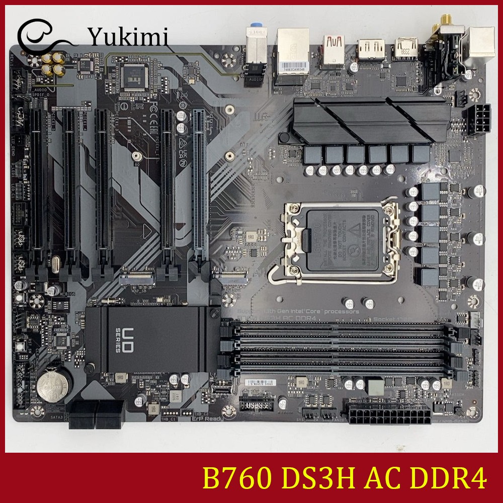 FOR GIGABYTE B760 DS3H AC DDR4 Ｍotherboard Test OK