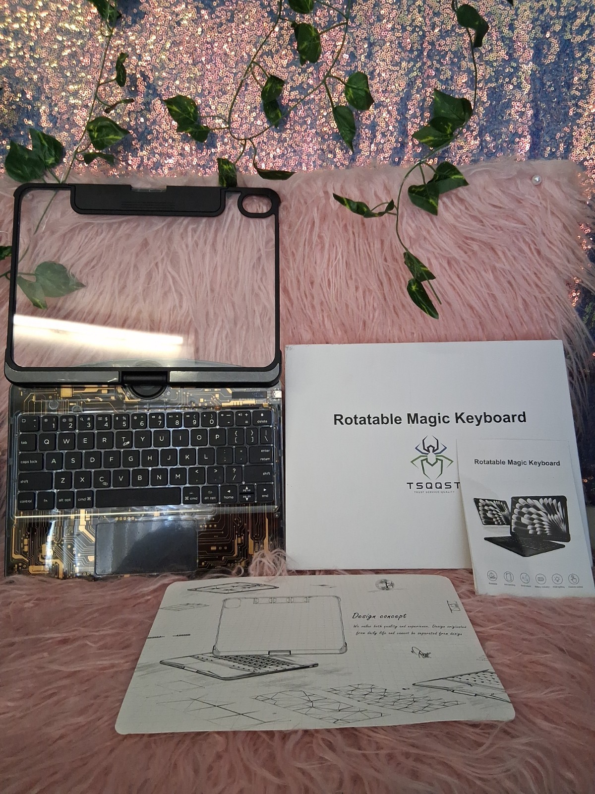 Rotatable Magic Keyboard TSQQST *New In Box*