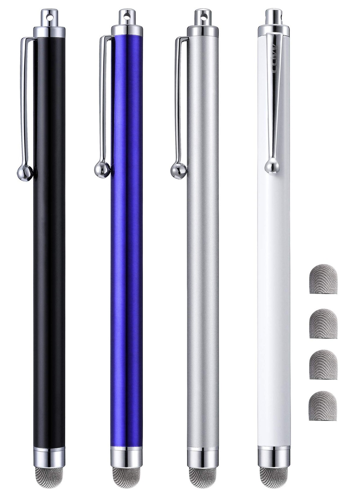 Stylus Pens, CCIVV 4 Pcs 5.6 Inches Mesh Tip Stylus for Touch Screens, iPad, ...
