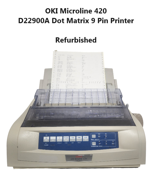 OKI Microline 420 D22900A Dot Matrix Printer