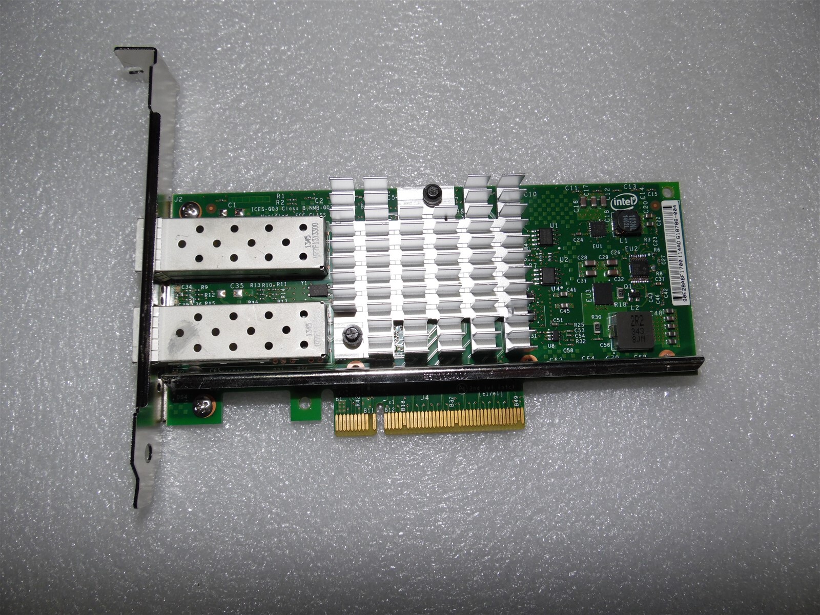 DELL 10GB DA SFP+ INTEL DUAL PORTS PCI-E ETHERNET NETWORK X520-DA2 VFVGR HP