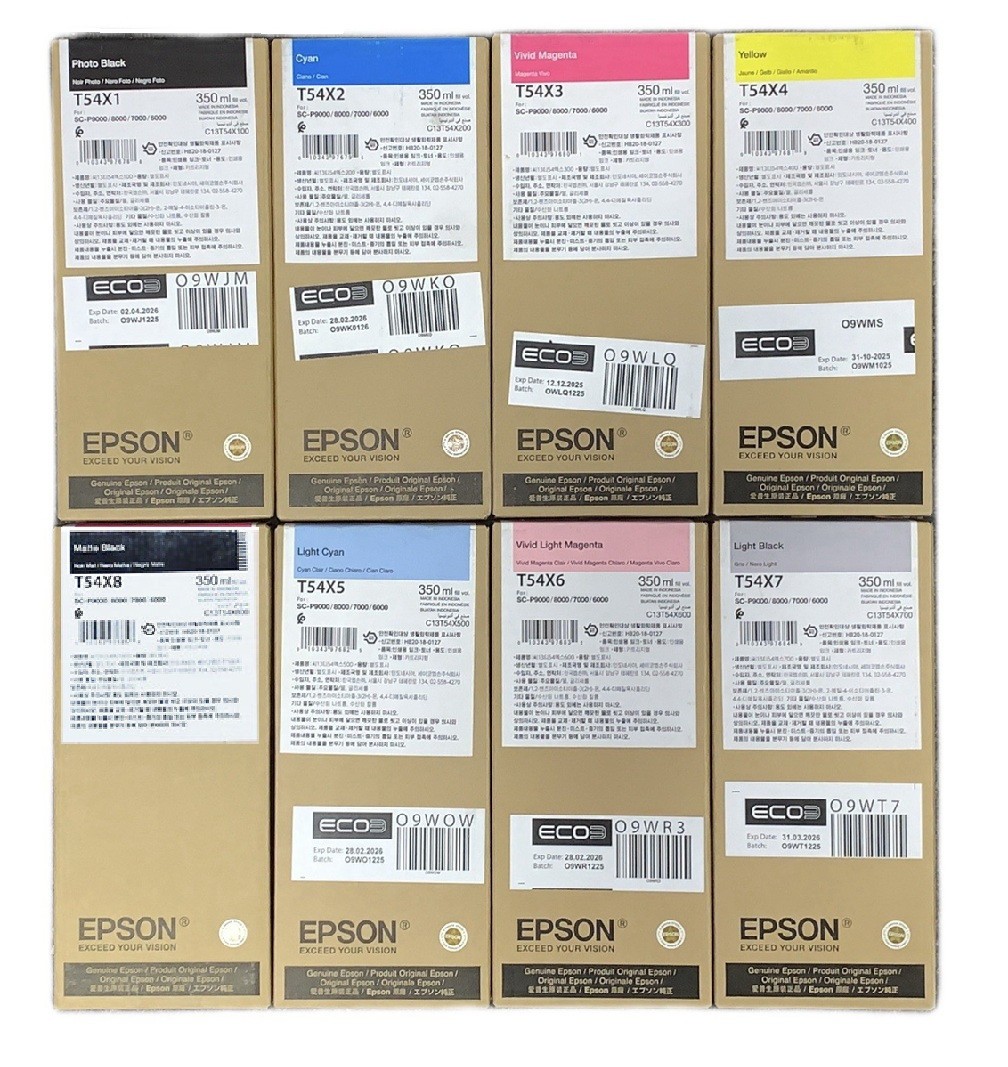 8 x Genuine Ink EPSON SureColor SC P9000 P8000 P7000 P6000 / T8241 -T8248 INK