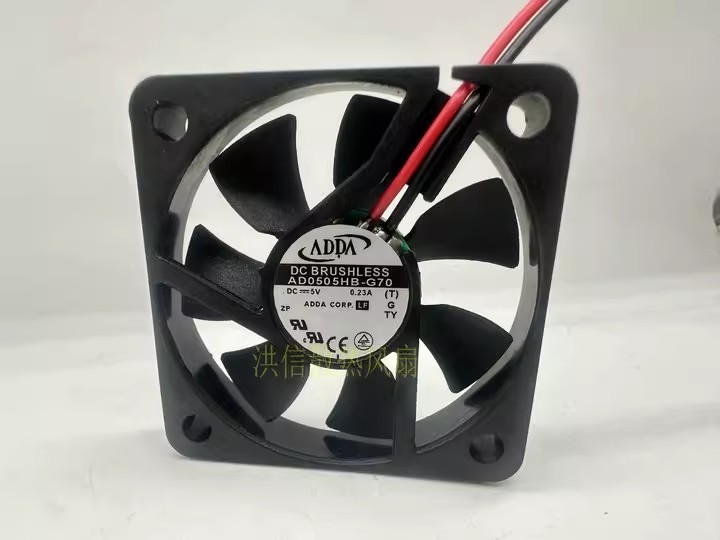1PCS Genuine ADDA 5010 AD0505HB-G70 DC5V 0.23A 5cm cooling fan