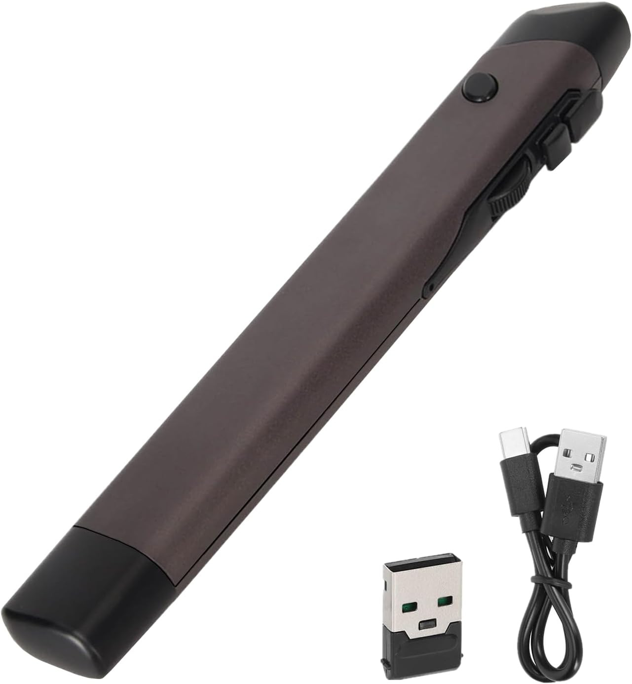 Optical Pocket Pen Mouse, 1200 DPI Optical Pen Mouse with and Air Dual Mode Supp