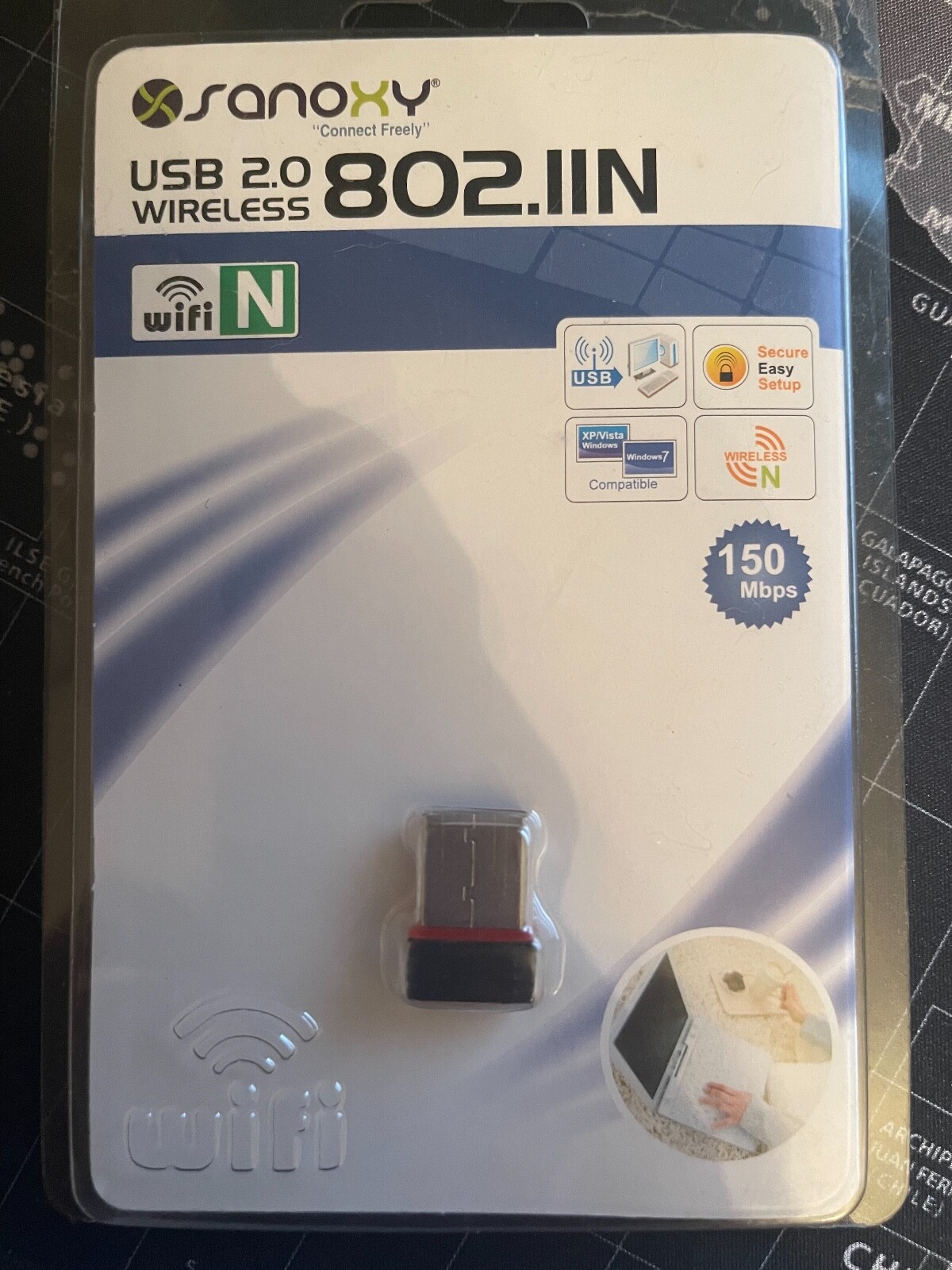 Sanoxy Wireless USB 2.0 150 Mbps 802.11 N Adapter