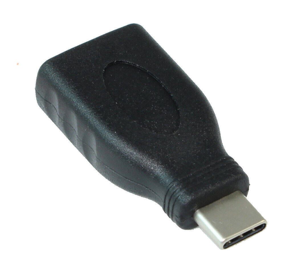 USB 3.2 Gen 1 Type-C Male to USB Type A Female Adapter  Black