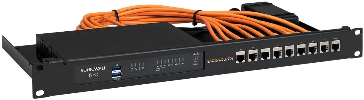 Rackmount.IT RM-SW-T11i Industrial Rack Mount Kit for SonicWall TZ270, TZ270W,
