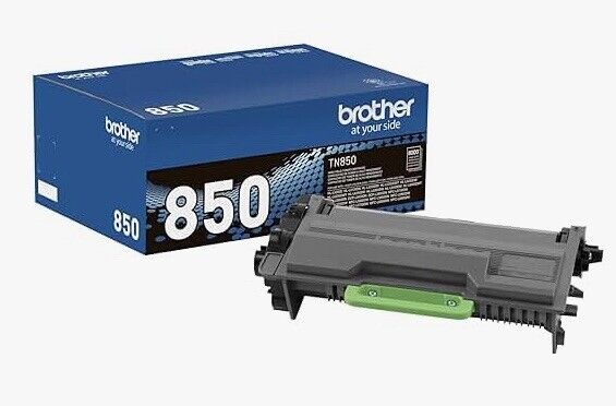 BROTHER TN850 High Yield Toner Cartridge. 8000 Page Yield Open Box New