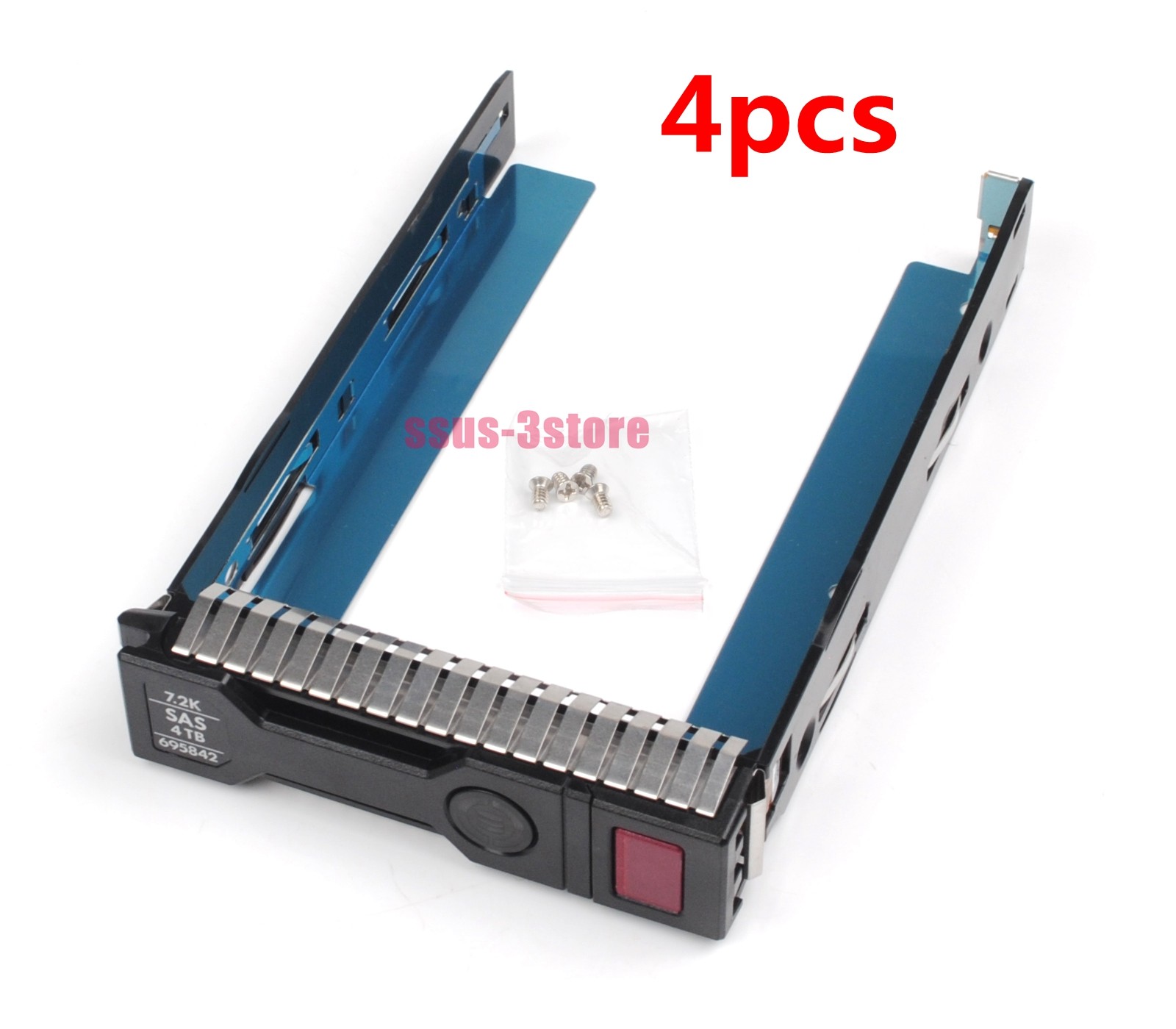 4pcs HP Original 651314-001 3.5 HDD DriveCaddy For HP DL360p DL380 G8 G9