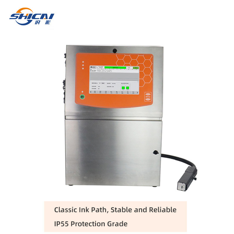 Industrial CIJ Inkjet Printer Date Coding Logo Barcode QR