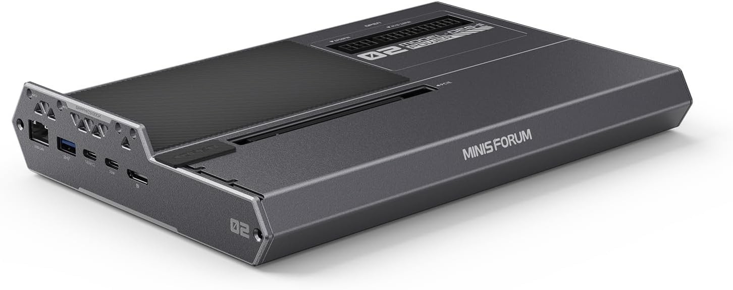 MINISFORUM DEG2 eGPU Docking Station for OCuLink and USB4 V2, (Supports Black