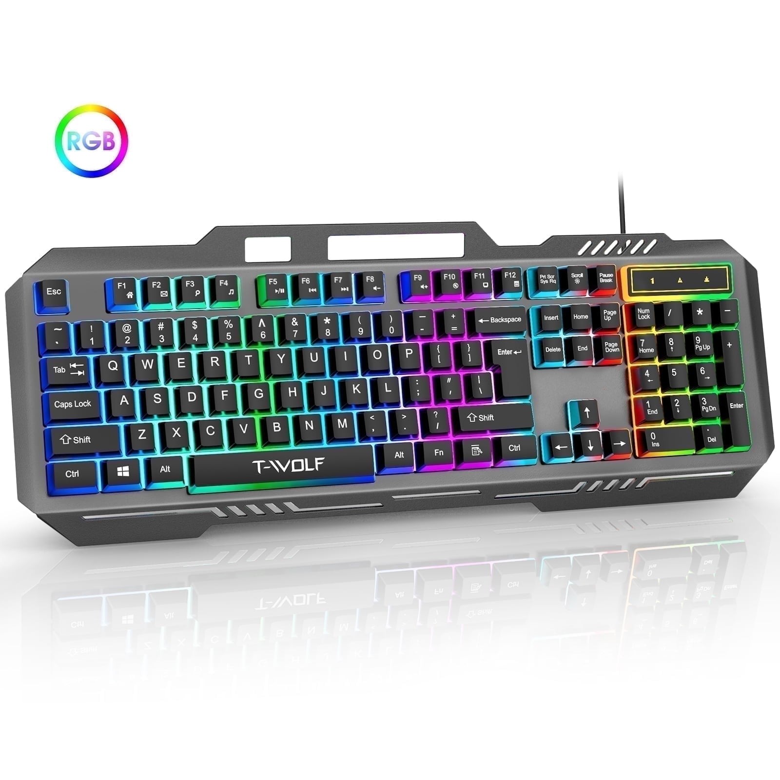 Gaming Keyboard,Mechanical Keyboard, Wired Keyboard, Waterproof, Ultra Sensitive