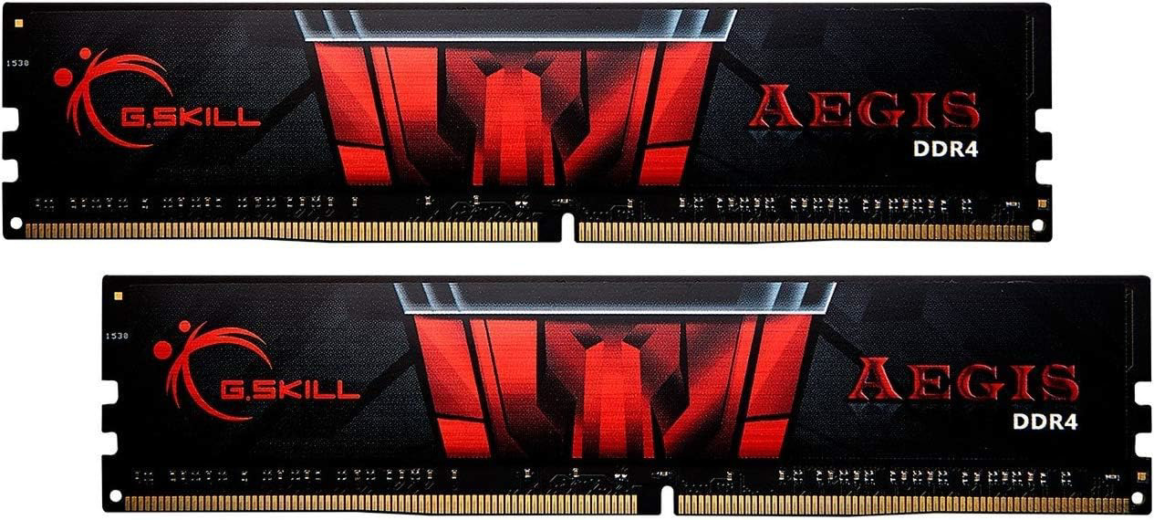 G.SKILL AEGIS Series Intel XMP DDR4 RAM 32GB 2x16GB 3200MT/s CL16-18-18-38 1.35V