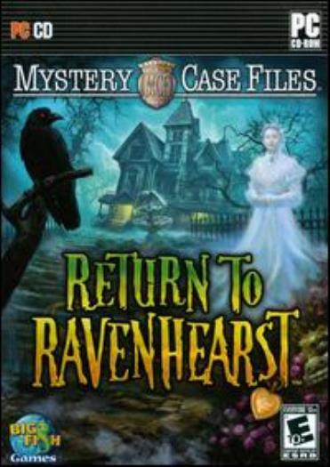 Mystery Case Files: Return to Ravenhearst PC CD search find hidden object game