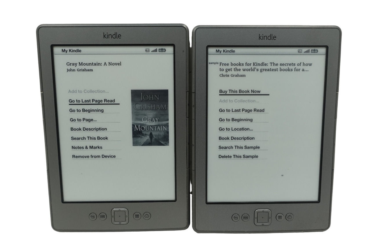  Lot 2 Amazon Kindle 4th Gen D01100 2GB - eBook Reader