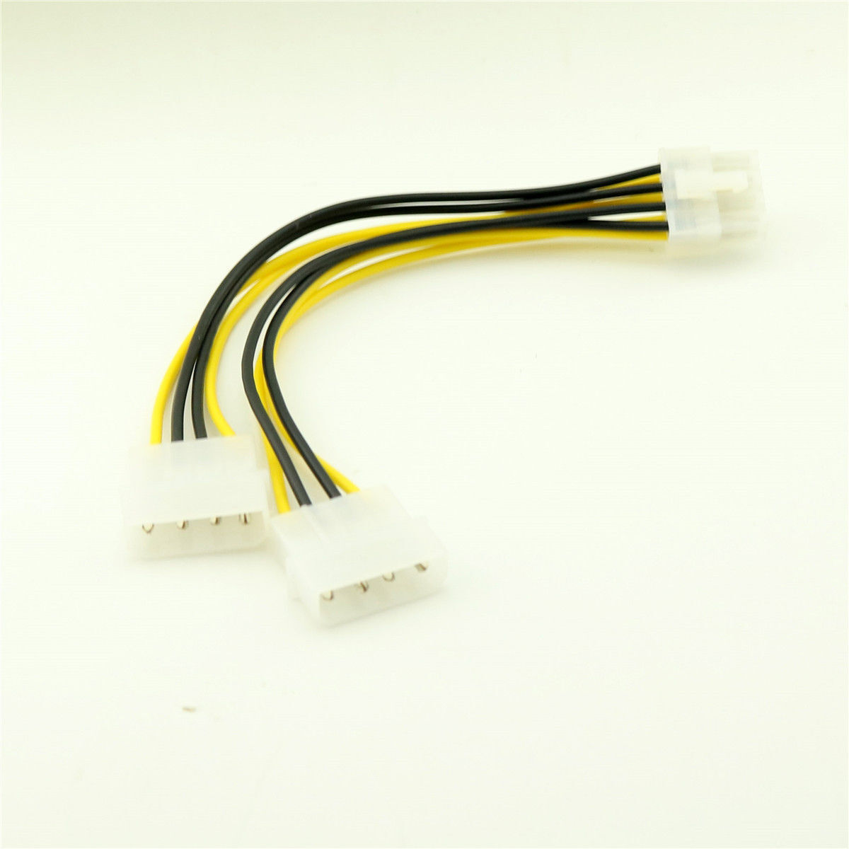 10x ATX 8Pin EPS12V to 2x4 Pin Molex Male Motherboard Power Supply Adapter Cable