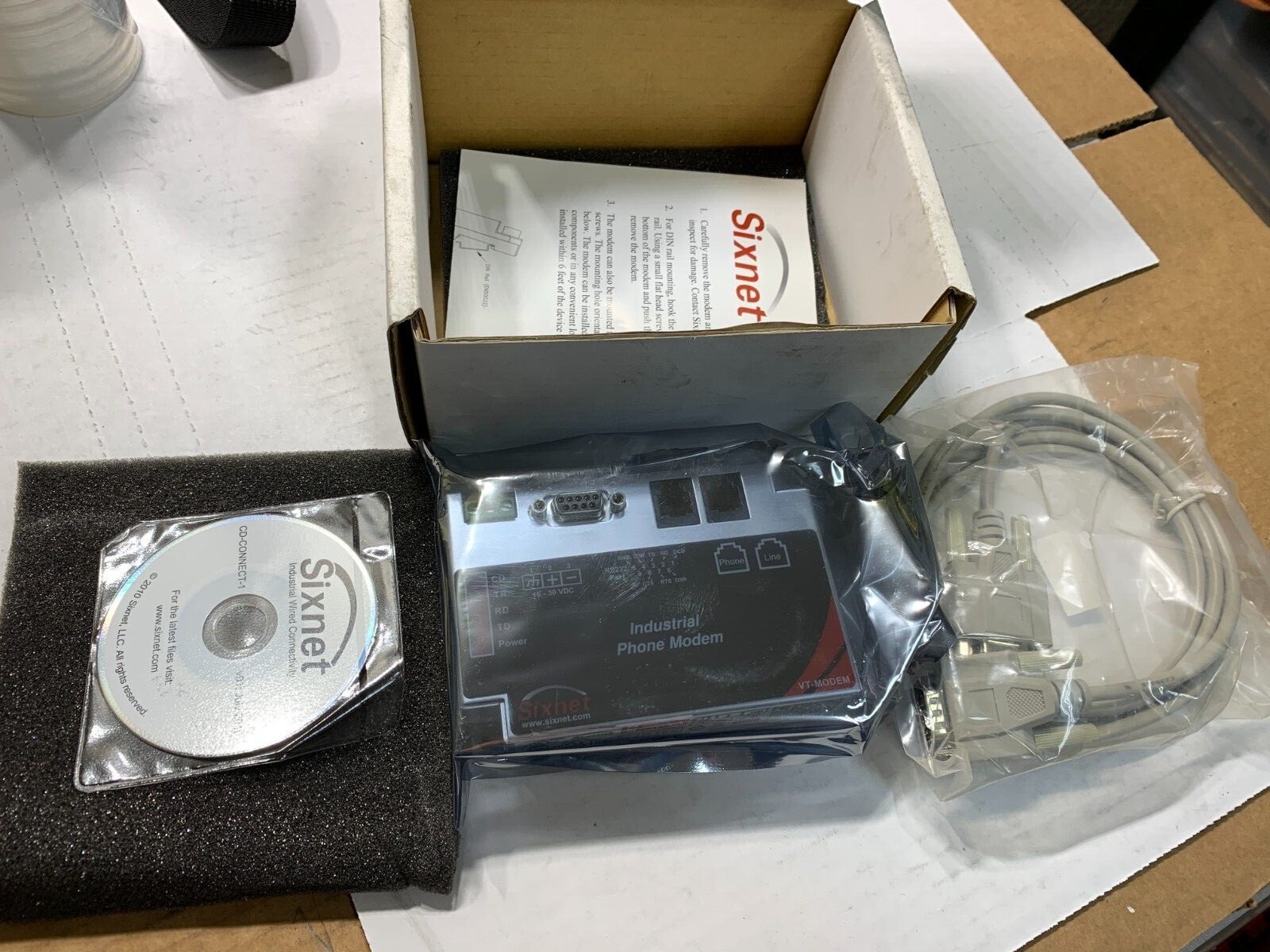 SIXNET VT-MODEM-1 Industrial Phone Modem