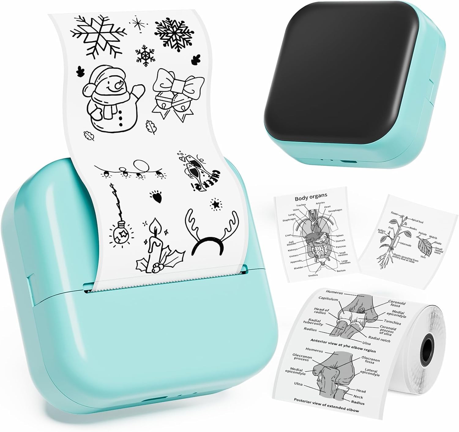 Print Pod Mini Sticker Printer Sticker Maker Machine M02X Inkless Pocket Printer