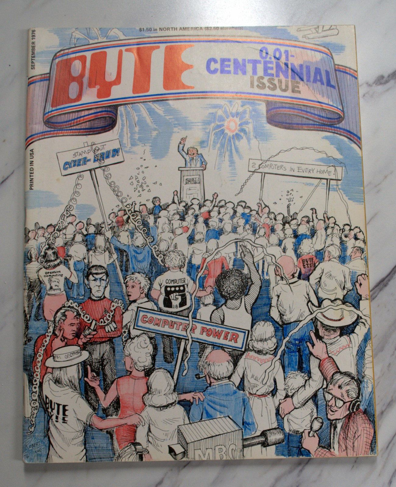 Rare Byte  Magazine Issue 13 September 1976  Ships Worldwide 