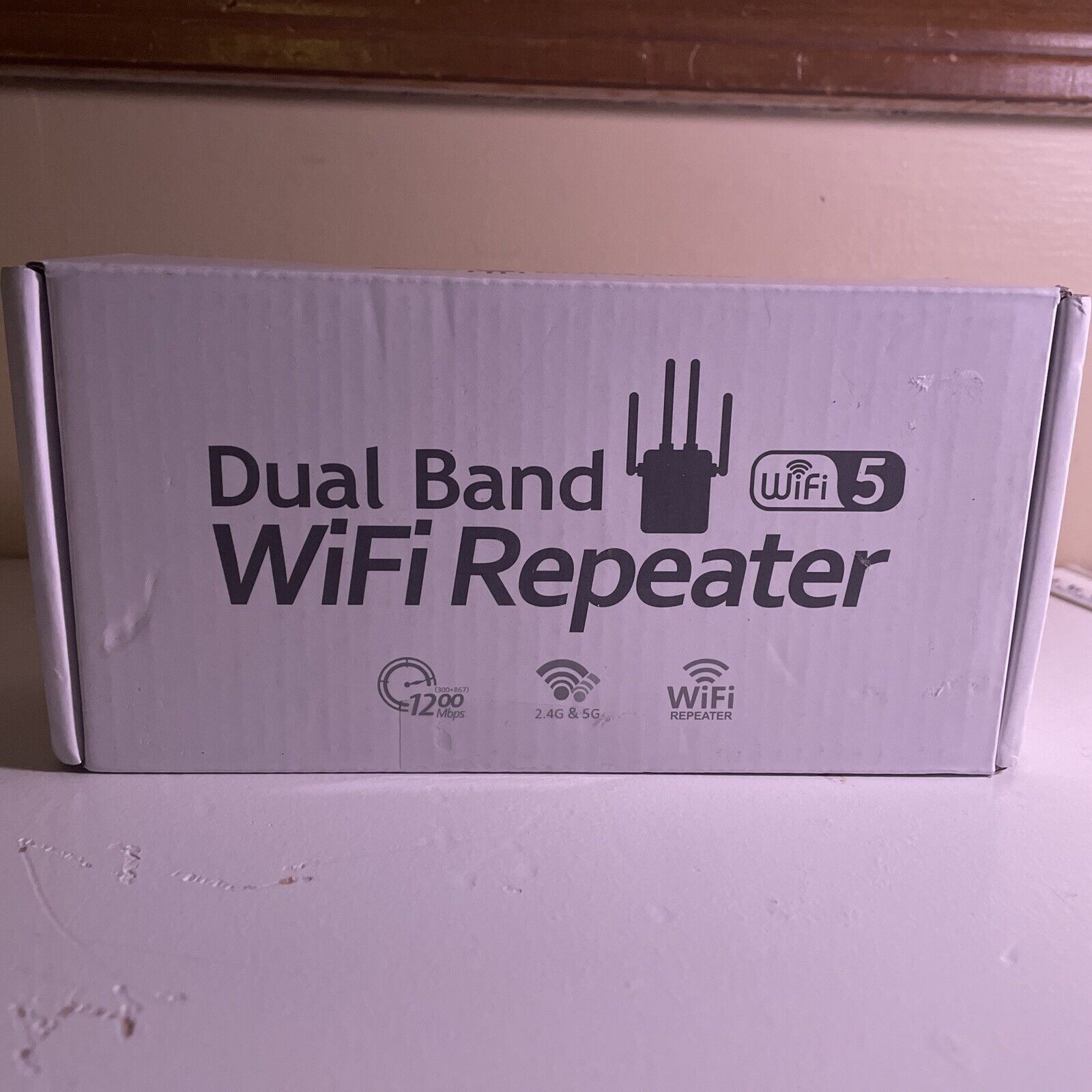2023 WiFi Extender - Wireless Signal Repeater Booster up to 9800 sq.ft - 1200Mbp