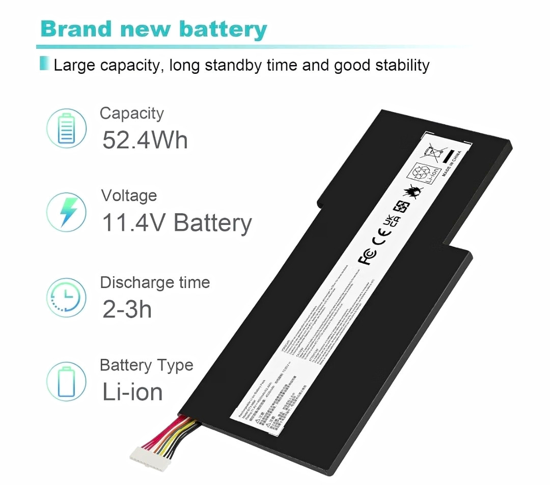 BTY-M6K Laptop Battery for MSI Stealth Pro 