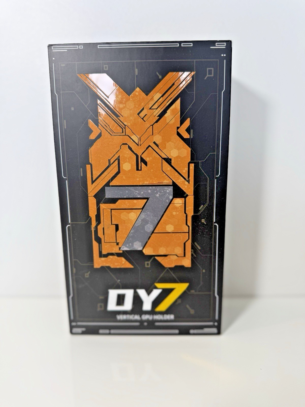 TGOGAMER X GPERHUAN OY7 Vertical GPU Holder Bracket Black RGB LED - New Open Box