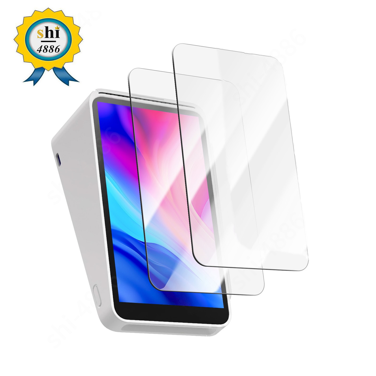 2 Pack 9H Hardness HD Clear Tempered Glass Screen Protector For Square Terminal